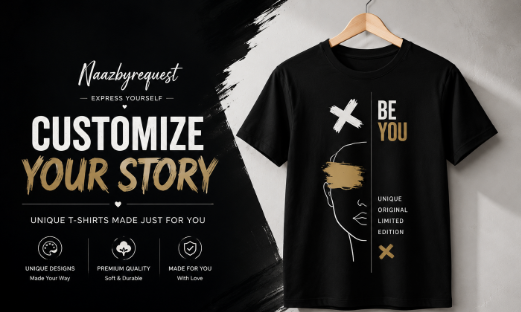 Premium Custom Printed T-Shirts – Design Your Own Shirt Online | Naazbyrequest