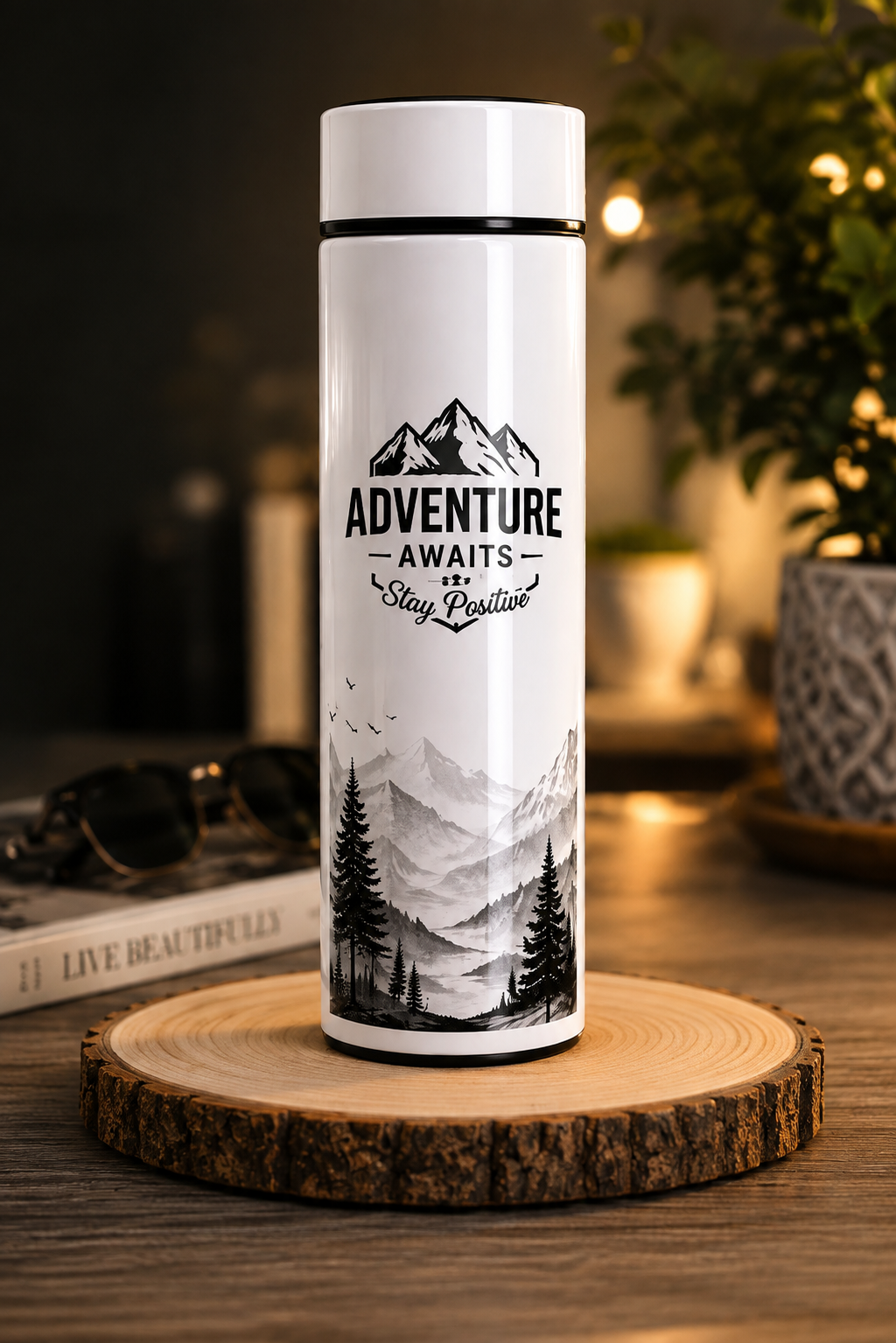 Smart Temperature Water Bottle – LED Digital Display & Insulated Stainless Steel Bottle